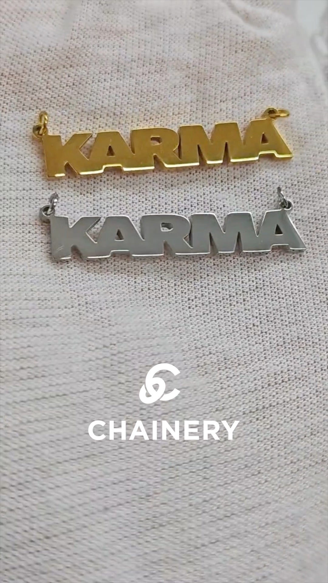 charm KARMA gold silber video